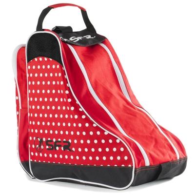 Designer Ice & Skate Bag Red Polka - Schoudertas
