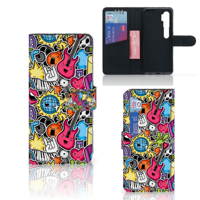 Xiaomi Mi Note 10 Pro Wallet Case met Pasjes Punk Rock