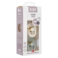 Bibs 1 Fopspeen Duo Sage Ivory