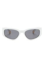 Jacquemus lunettes de soleil à monture rectangulaire - Blanc - thumbnail