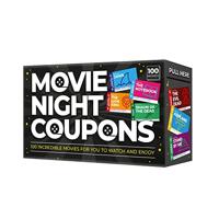 Gift Republic 100 Date Night Coupons Kaarten spel Rood 5,9 x 3,5 x 1,9 inch