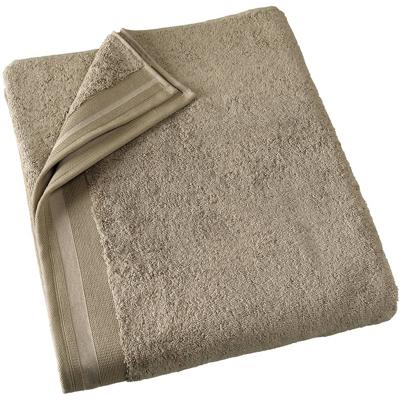 De Witte Lietaer badhanddoek Contessa 100 x 150 cm katoen taupe