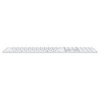 Apple Magic toetsenbord USB + Bluetooth Nederlands Aluminium, Wit - thumbnail