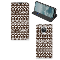 Nokia G10 | G20 Hoesje met Magneet Aztec Brown - thumbnail