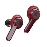 Skullcandy Indy True-draadloze hoofdtelefoon met bluetooth-microfoon, zweet-, water- en stofbestendig (IP55), 16 uur batterijduur, Moab/Red