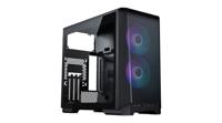 Phanteks Eclipse P200A Mini-tower Gaming-behuizing, PC-behuizing Zwart 2 voorgeïnstalleerde LED-ventilators, Zijvenster