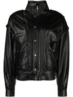 Saint Laurent veste bomber à manches détachables - Noir