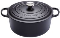 Le Creuset Braadpan Signature - Mat Zwart - ø 34 cm / 12 liter - thumbnail