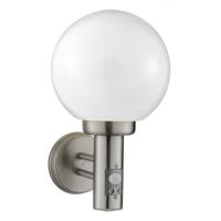 Searchlight RVS muurlamp Orb met sensor 85