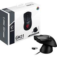 MSI CLUTCH GM31 LIGHTWEIGHT WIRELESS souris Droitier RF sans fil Optique 12000 DPI