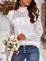 Plain Lace Casual Shirt - thumbnail