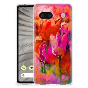 Hoesje maken Google Pixel 7A Tulips