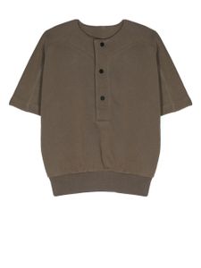 FEAR OF GOD ESSENTIALS chemise Baseball Henley à manches courtes - Marron