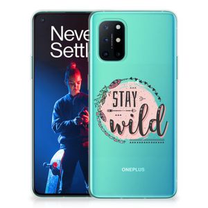 OnePlus 8T Telefoonhoesje met Naam Boho Stay Wild