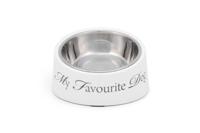 Designed By Lotte - Hondenvoerbak - Wit - Diam. 18 Cm