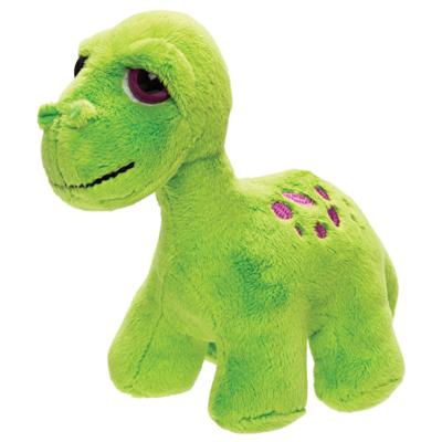 Suki Gifts Pluche knuffeldier dinosaurus - Brontosaurus - groen - 17 cm - Dino thema Suki Gifts Pluche knuffeldier dinosaurus - Brontosaurus - groen - 17 cm - Dino thema