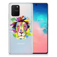 Samsung Galaxy S10 Lite Telefoonhoesje met Naam Lion Color - thumbnail