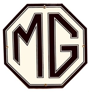 MG Motors Emaille Bord - 30,5 x 30,5 cm