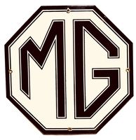 MG Motors Emaille Bord - 30,5 x 30,5 cm - thumbnail