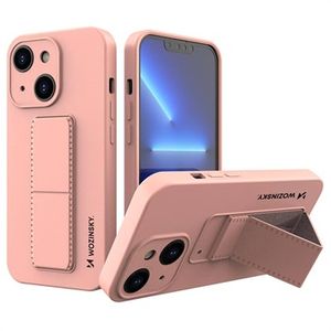 Wozinsky Standaard iPhone 13 Siliconen Hoesje - Roze