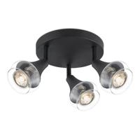 Home sweet home LED opbouwspot Vaya rond 3L - zwart