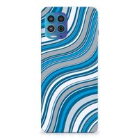 Motorola Moto G100 TPU bumper Waves Blue - thumbnail