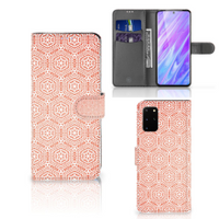 Samsung Galaxy S20 Plus Telefoon Hoesje Pattern Orange - thumbnail