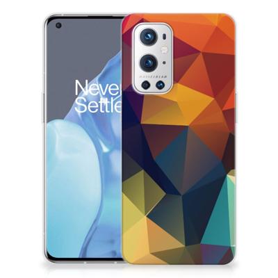 OnePlus 9 Pro TPU Hoesje Polygon Color OnePlus 9 Pro TPU Hoesje Polygon Color