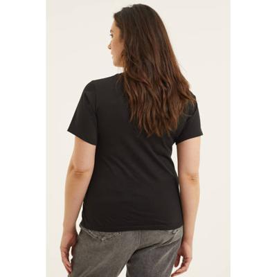CALVIN KLEIN Plus T-shirt met logo zwart