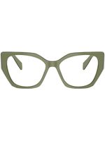 Prada Eyewear lunettes de vue à monture oversize - Vert