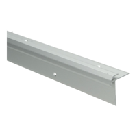 Küberit - Inschuif trapneusprofiel 835 tot 5,5mm PVC zilver - 250 cm