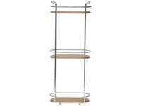 Bamboe Staand Doucherek 24x13x62cm - 3 Laags Badkamerrek - Badkamer - Doucherek