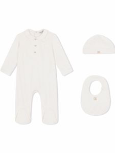 Dolce & Gabbana Kids trousseau de naissance à logo DG Interlock - Blanc