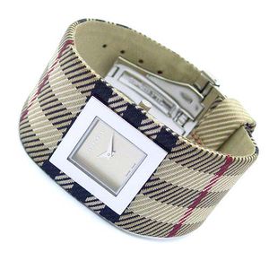 Horlogeband Burberry BU4006 Leder Bi-Color