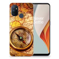 OnePlus Nord N100 Siliconen Back Cover Kompas - thumbnail