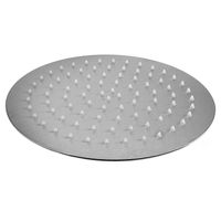 Regendouchekop Sanimex Bellezza Bagno Slimline Anitkalk Rond 30 cm Geborsteld RVS Sanimex