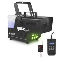 Beamz Rage 1000LED rookmachine met RGB licht & draadloze afstandsbediening - thumbnail