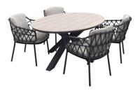 4 Seasons Calpi / GI Edison 180 x 115 cm. tafel - ovale tuinset - thumbnail