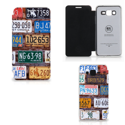 Samsung Galaxy Grand Prime Telefoonhoesje met foto Kentekenplaten