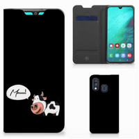 Samsung Galaxy A40 Magnet Case Cow