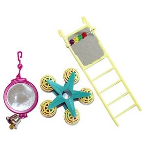 Happy pet Bird toy mp spiegel / ladder / carousel