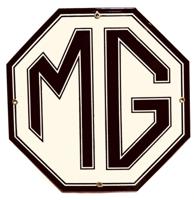 MG Motors Emaille Bord - 30,5 x 30,5 cm