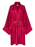 Nina Ricci robe nouée à fini satiné - Rose