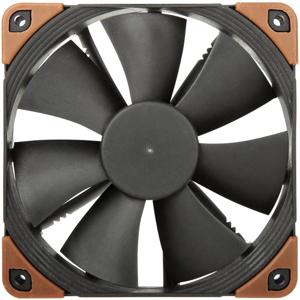 Noctua NF-F12 industrialPPC-3000 PWM Computer behuizing Ventilator 12 cm Zwart, Bruin