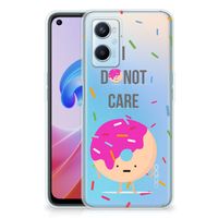 OPPO A96 | OPPO A76 Siliconen Case Donut Roze - thumbnail