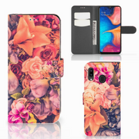 Samsung Galaxy A30 Hoesje Bosje Bloemen - thumbnail