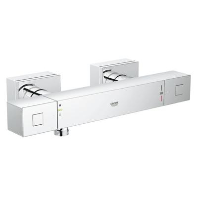 GROHE Cube douchekraan thermostatisch met koppelingen chroom 34488000 GROHE Cube douchekraan thermostatisch met koppelingen chroom 34488000