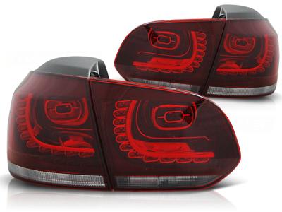 Tuning-Tec Achterlichten voor VW GOLF 6 10 08-12 ROOD HELDER LED