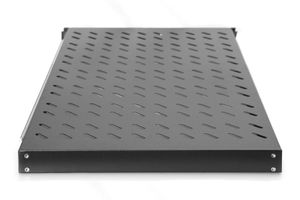 Digitus DN-19 TRAY-2-1000SW 19 inch Apparaatbodem voor patchkast 1 HE Uittrekbaar Geschikt voor kastdiepte: 1000 mm Zwart