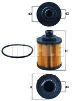 Oliefilter MAHLE, Diameter (mm)67mm, u.a. für Fiat, Opel, Lancia, Suzuki, Vauxhall, Ford, Alfa Romeo